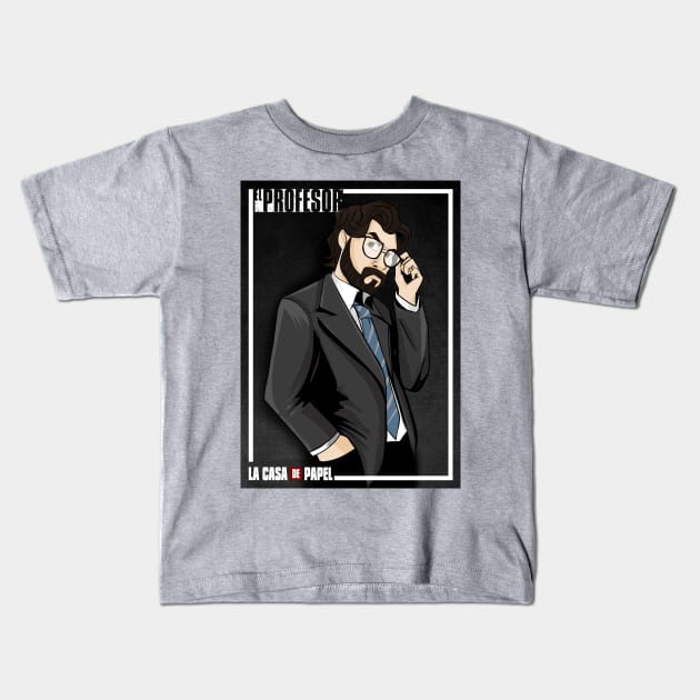 EL PROFESOR Kids T-Shirt by frikidavid